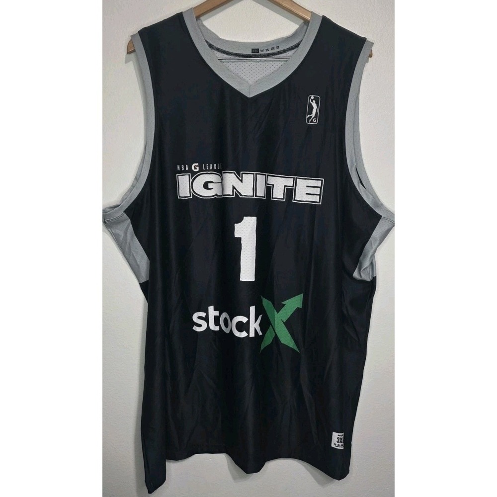 NBA G-LEAGUE Ignite Jersey 3XL Men Daishen Nix Basketball Stock X #1 Black